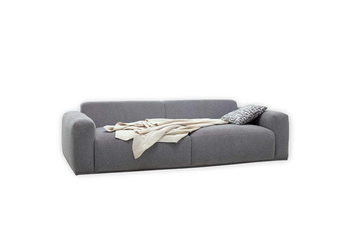 Light Grey Melbourne 3-Seater Sofa