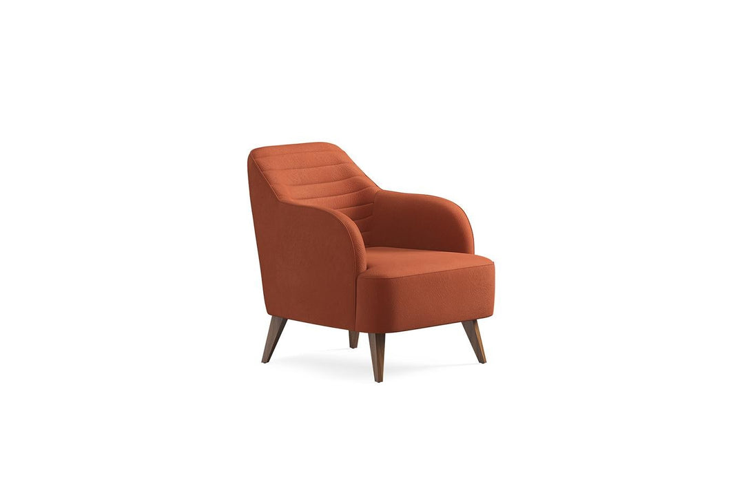 Orange Colt Feather Sona Armchair