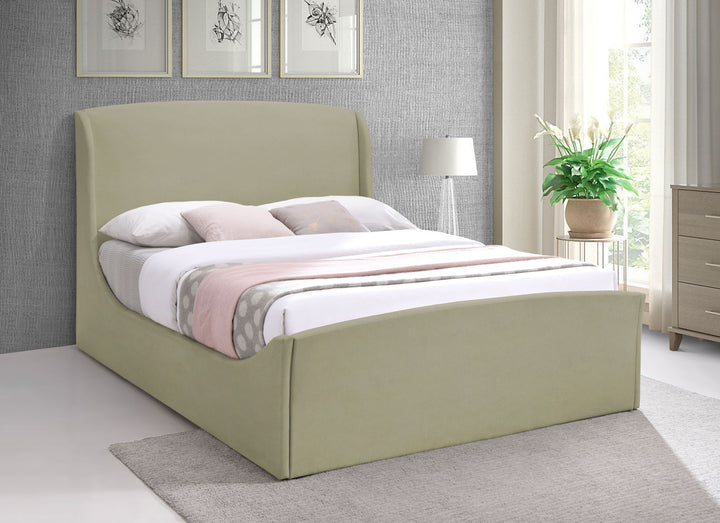 Tess - King Bed - Beige