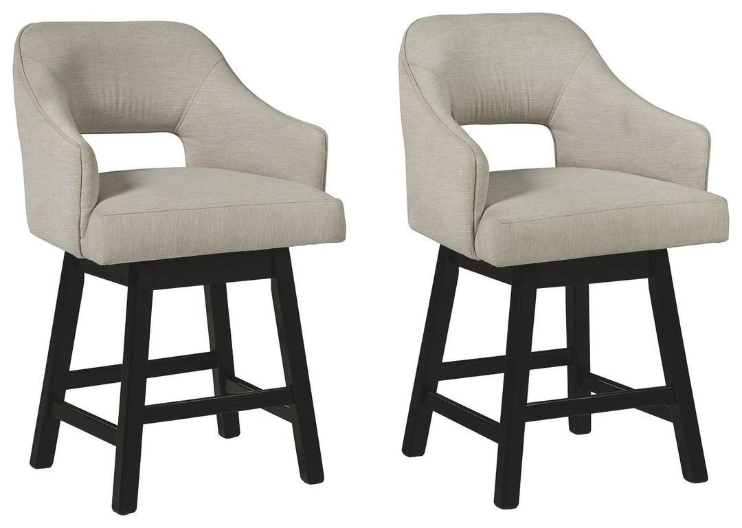 Tallenger - Upholstered Swivel Barstool (Set of 2)