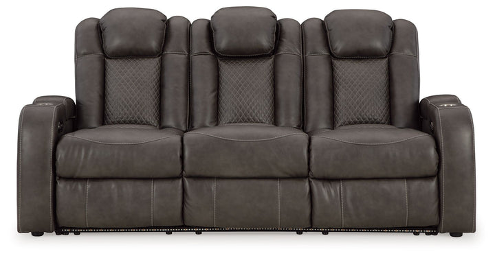 Fyne-dyme - Power Reclining Sofa With Adj Headrest