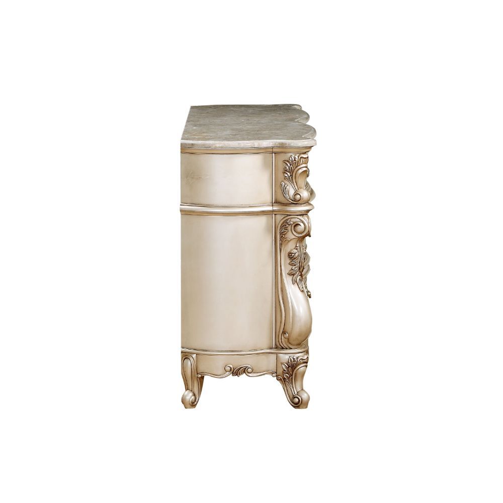 Gorsedd - Dresser - Marble & Antique White