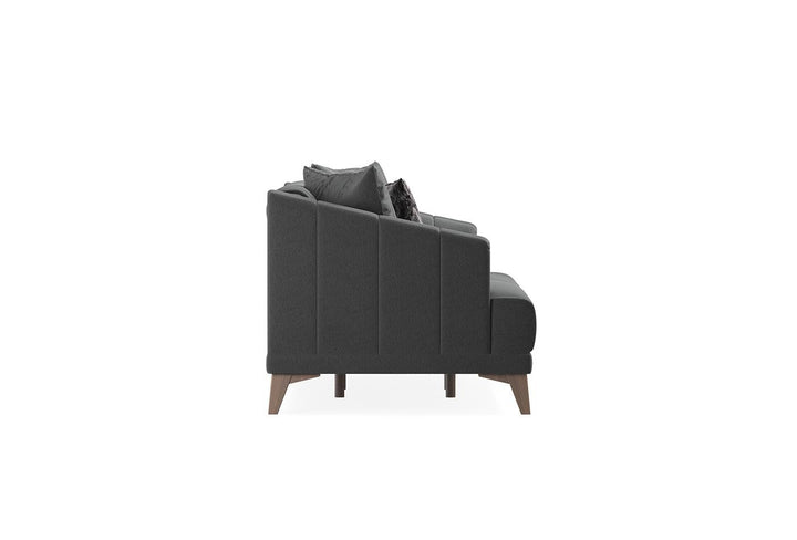 Anthracite Velvet Sona 3-Seater Sofa Bed