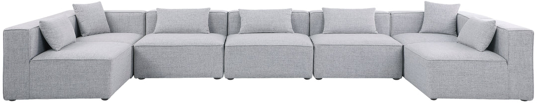 Cube - Modular Sectional 7 Piece - Gray