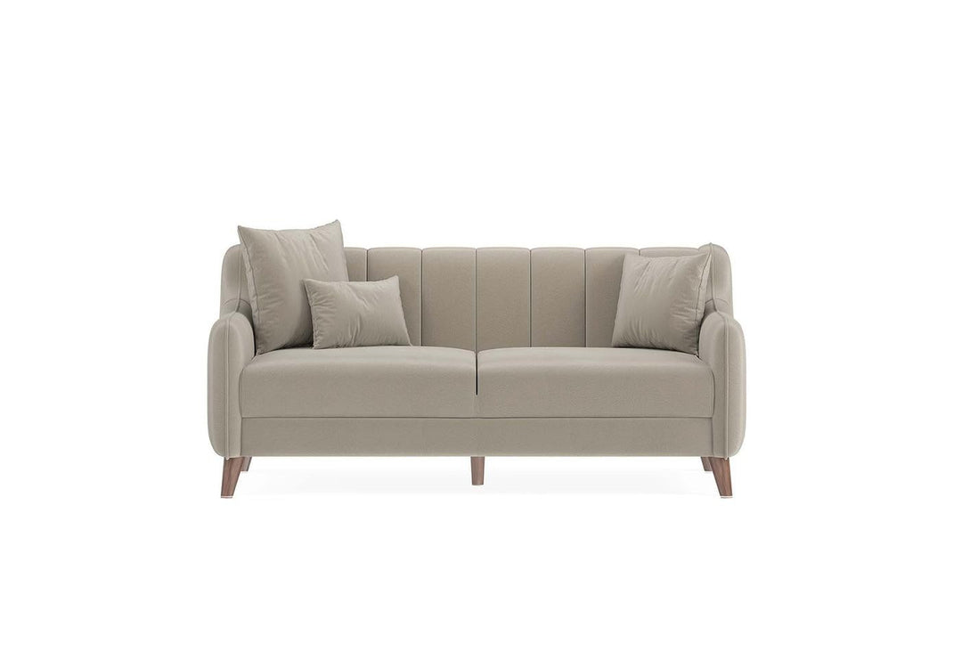 Taupe Colt Feather Fabia 2-Seater Sofa