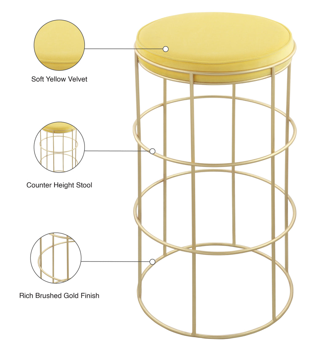 Rebar - Counter Stool