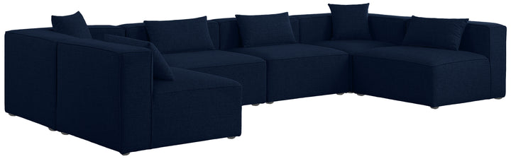 Cube - Modular Sectional 6 Piece - Navy