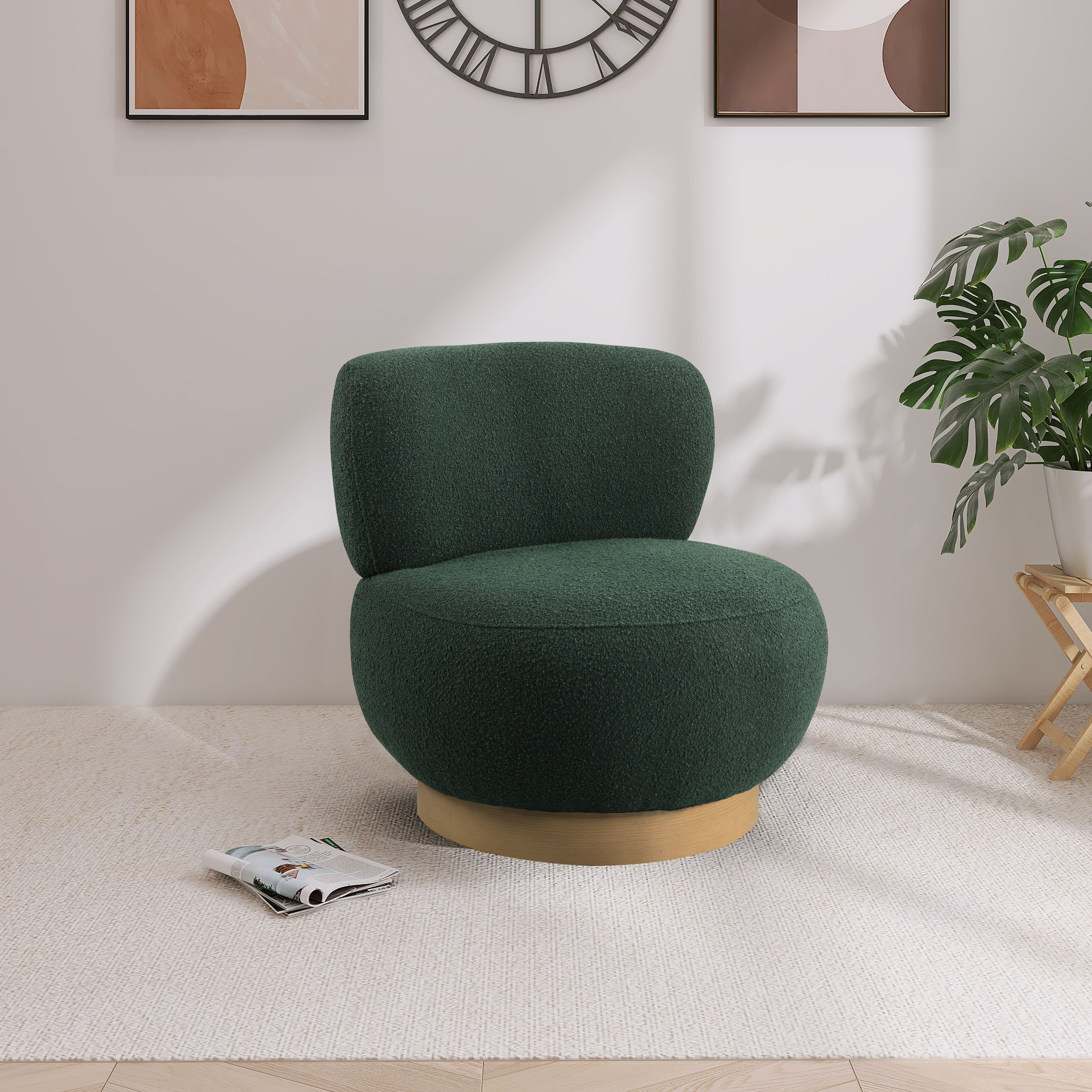 Calais - Accent Chair With Natural Base