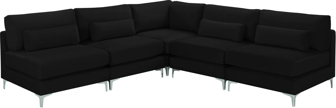 Julia - Modular Sectional - Black - Fabric