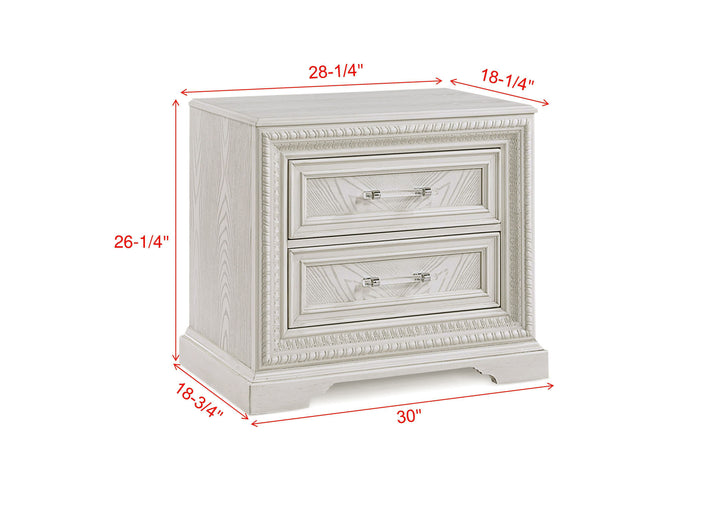 Alexandria - Nightstand - White