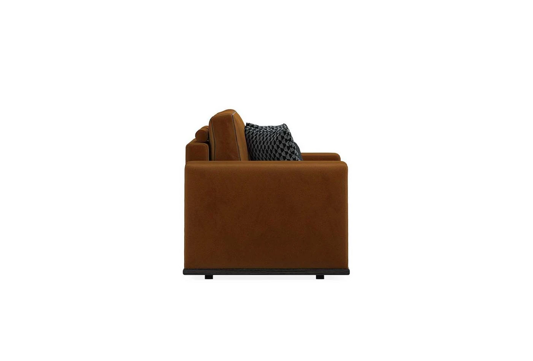 Carino 3-Seater Sofa, Velvet (Mustard)