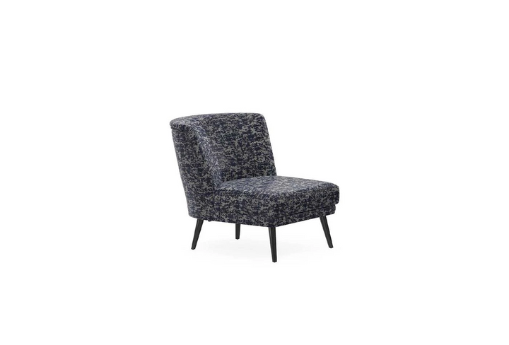 Carino Armchair, Linen (Black)