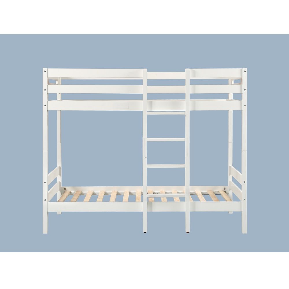 Esin - Twin Over Twin Bunk Bed - White