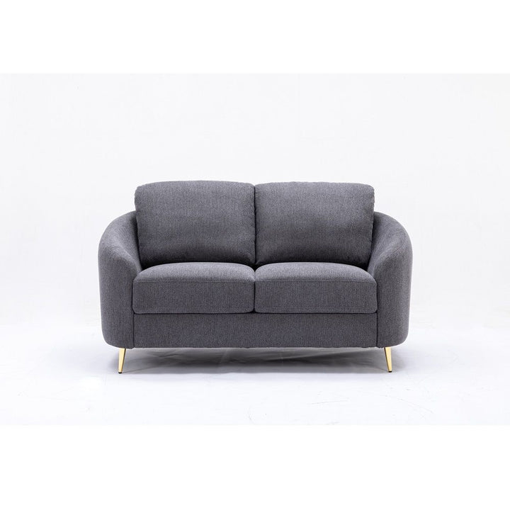 Yuina - Loveseat - Gray Linen