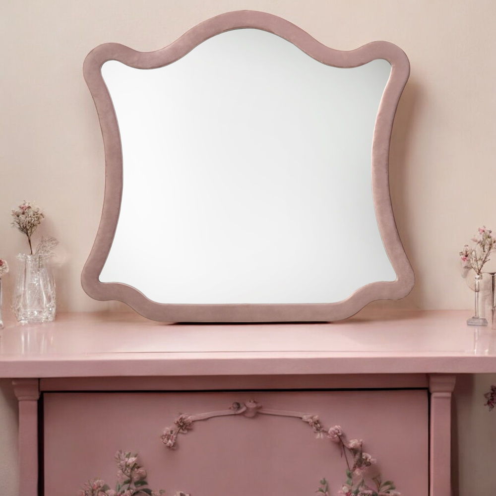 Salonia - Mirror - Pink Velvet