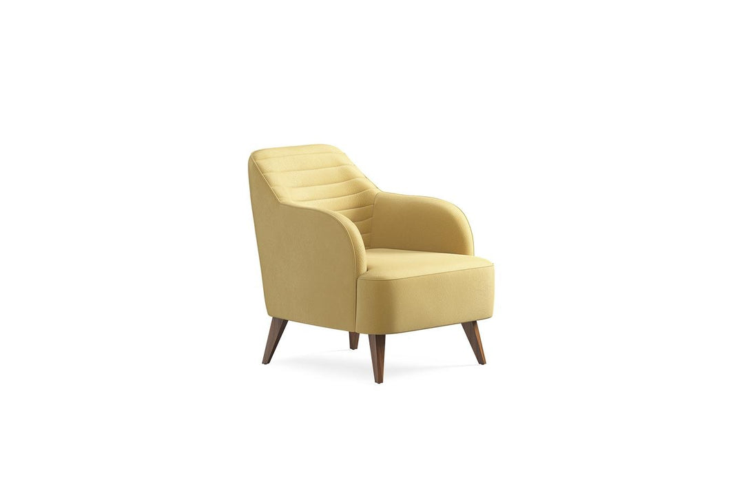 Mustard Colt Feather Sona Armchair