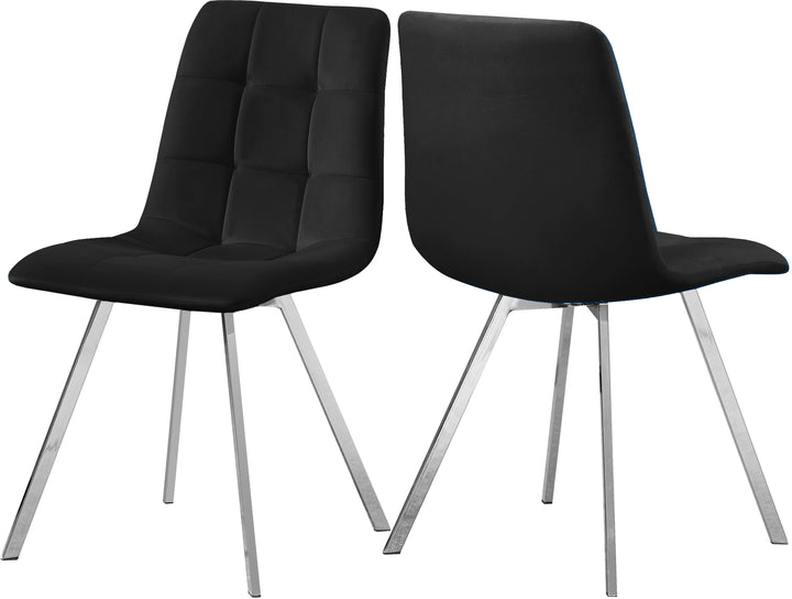 Annie - Dining Chair with Chrome Legs (Set of 2)