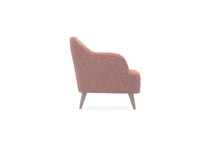 Red Linen Sona Armchair