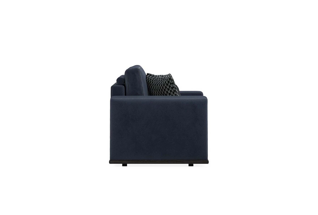 Carino 3-Seater Sofa, Velvet (Blue)