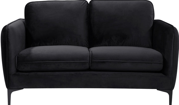 Poppy - Loveseat - Black