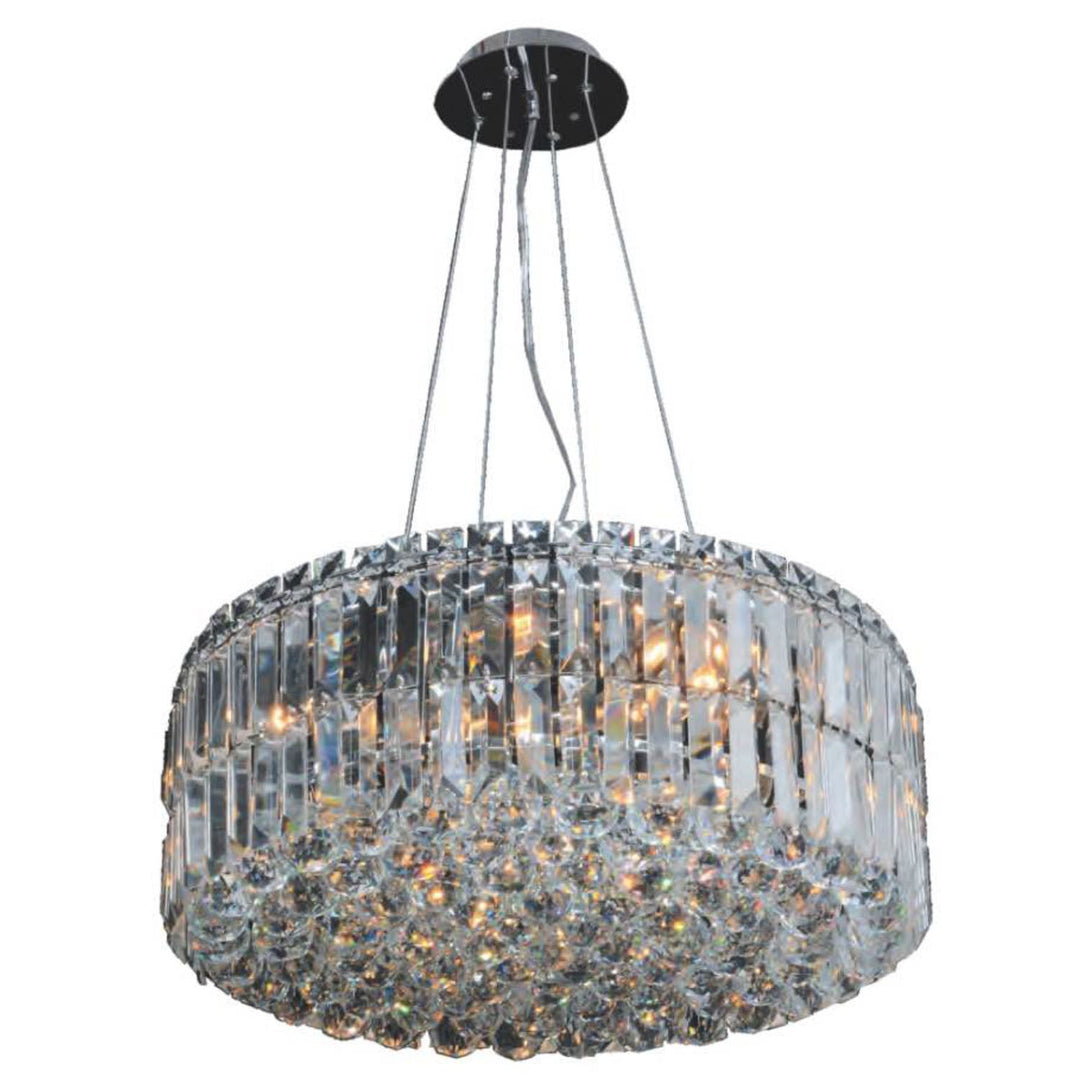 2040FH24C CHROME ROUND Chandelier