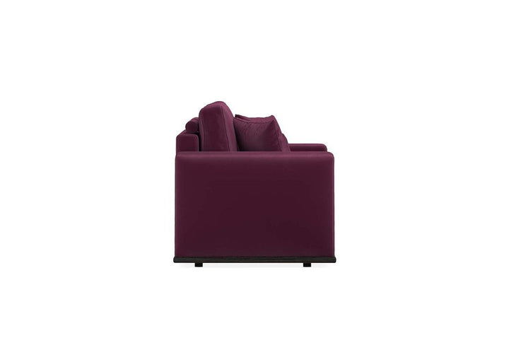 Carino 3-Seater Sofa Bed with Storage, Colt Feather (Burgundy)