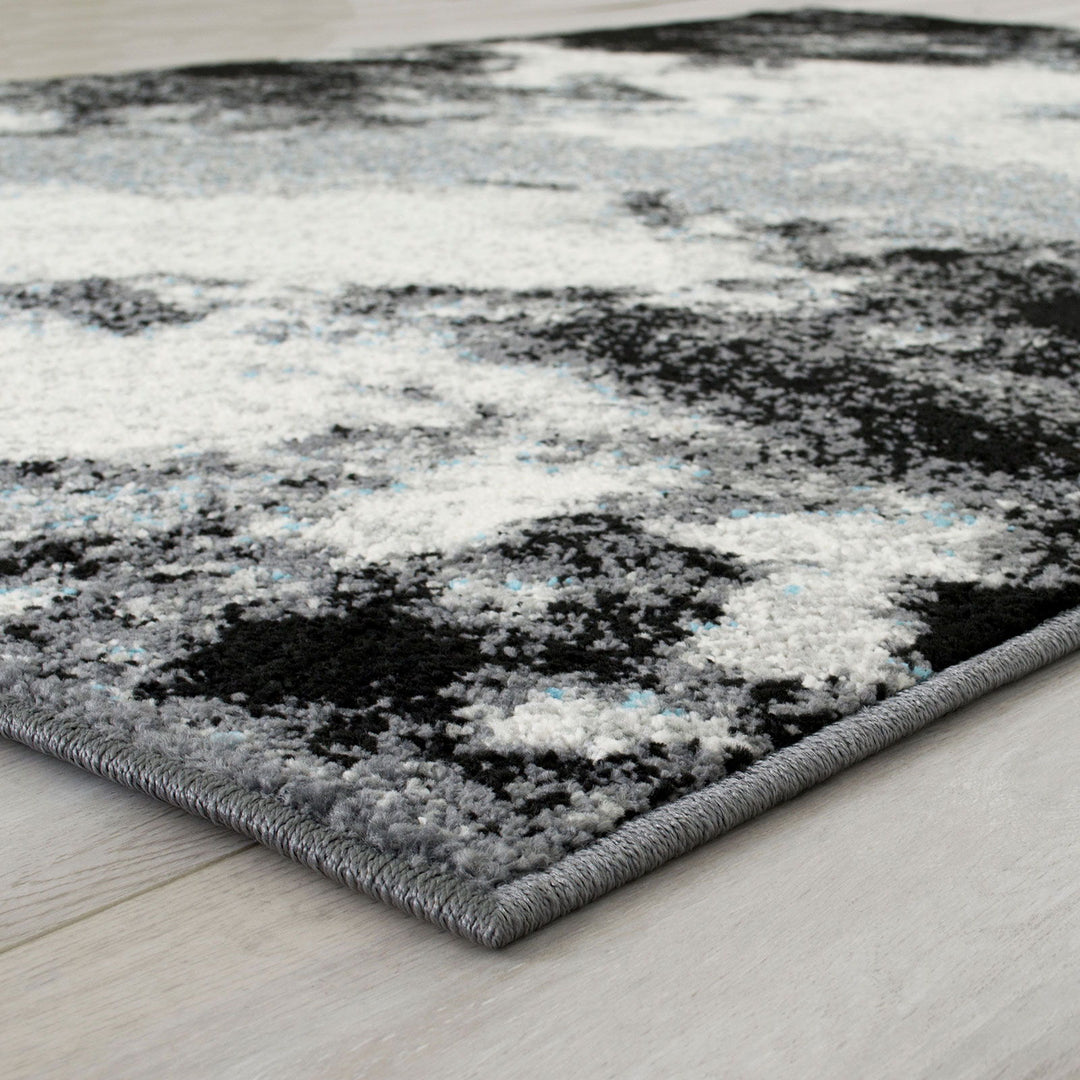 Serang - Area Rug - Gray / Black