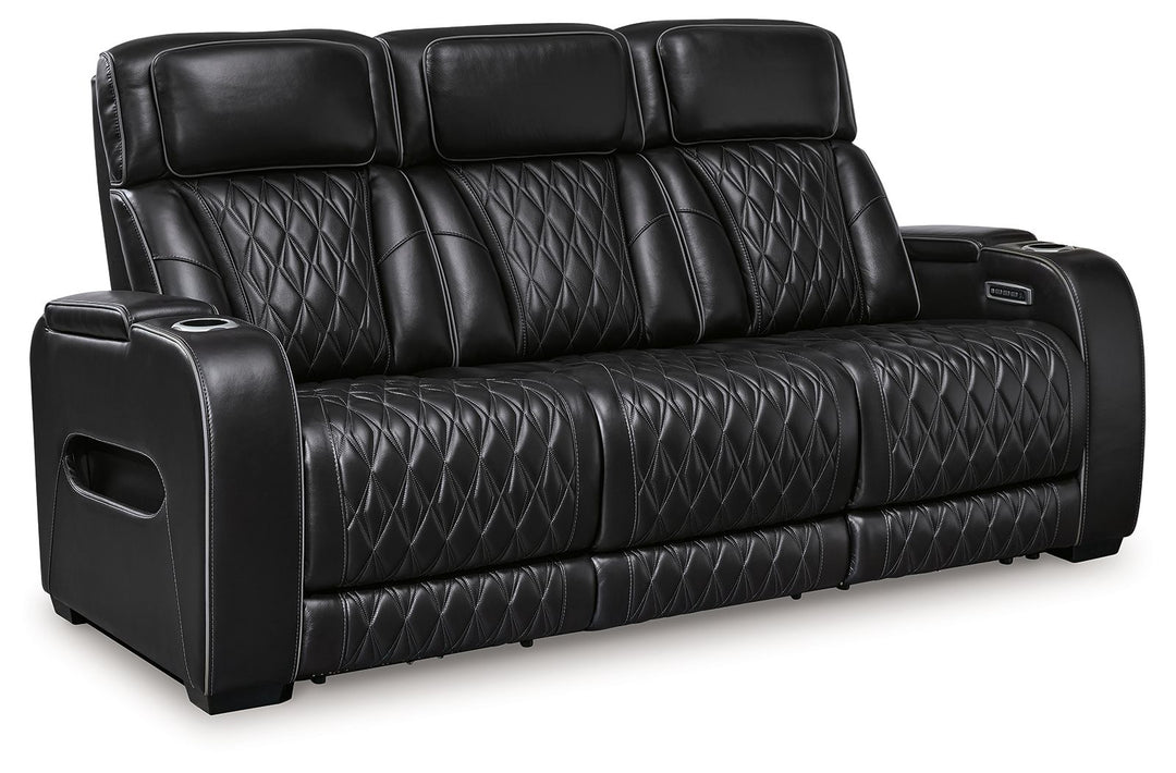 Boyington - Power Reclining Sofa With Adj Headrest