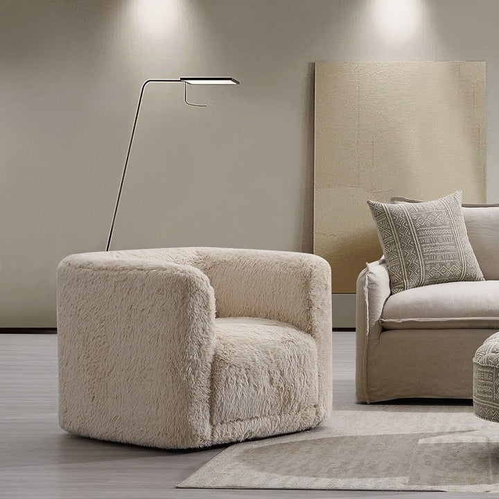 Upendo - Chair With Swivel - Beige