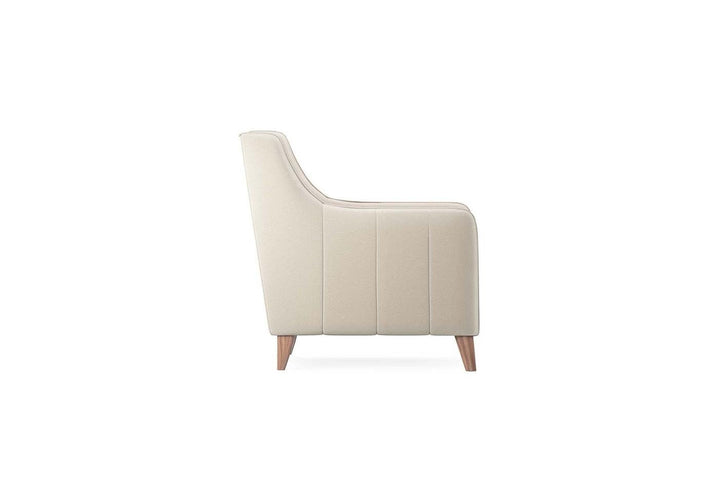 Taupe Colt Feather Fabia Armchair