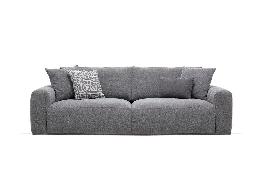 Light Grey Melbourne 3-Seater Sofa