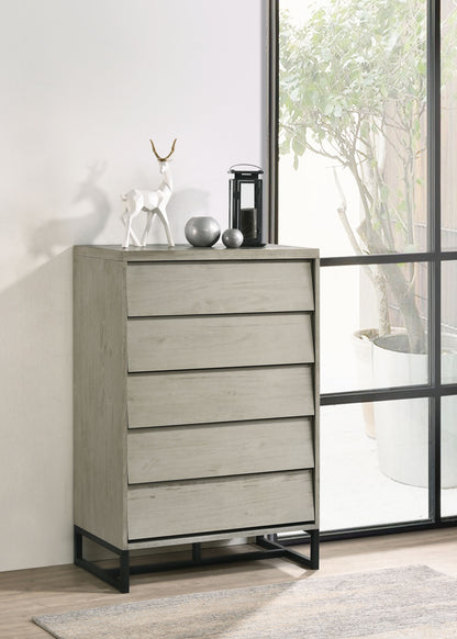Weston - Chest - Gray Stone