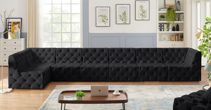 Tuft - Modular Sectional 7 Piece - Black