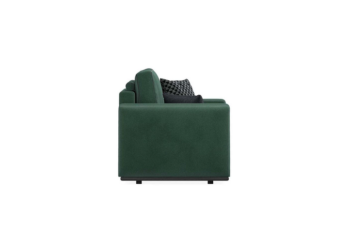 Carino 2-Seater Sofa Bed with Storage, Velvet (Light Green)