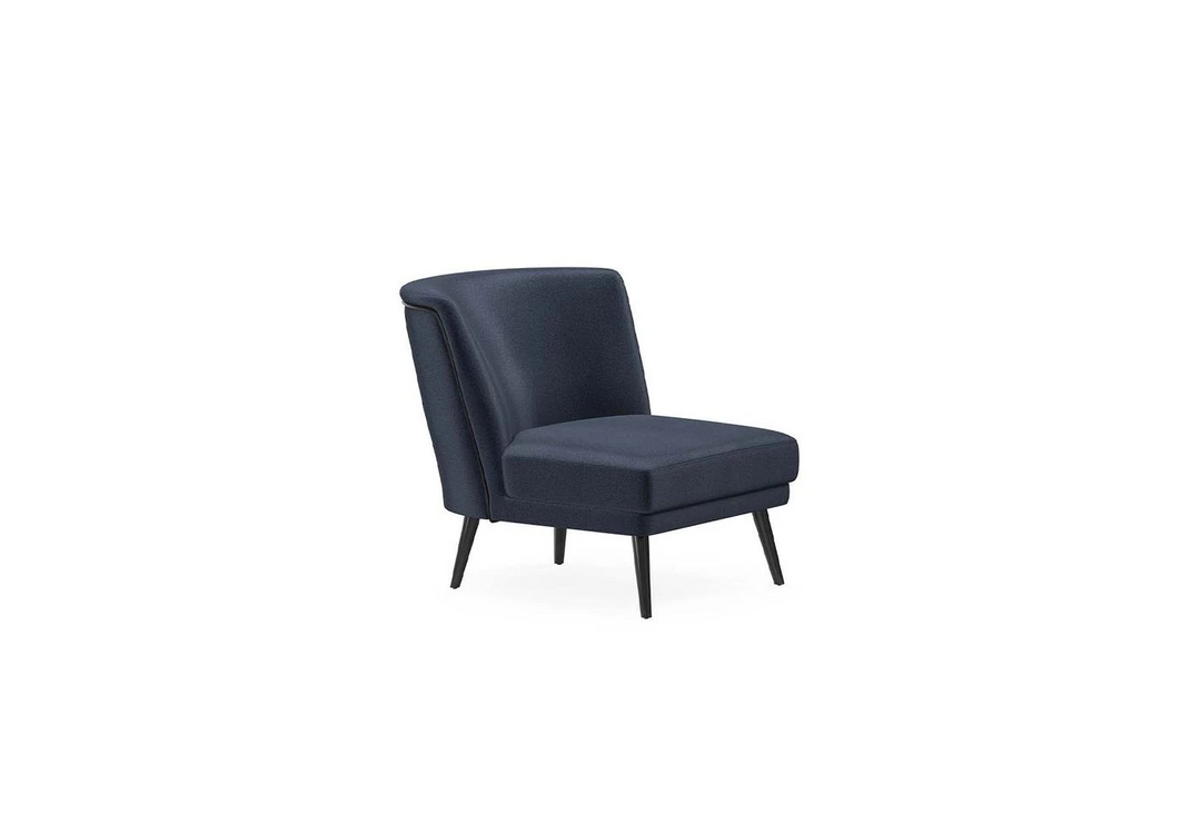 Carino Armchair, Velvet (Blue)