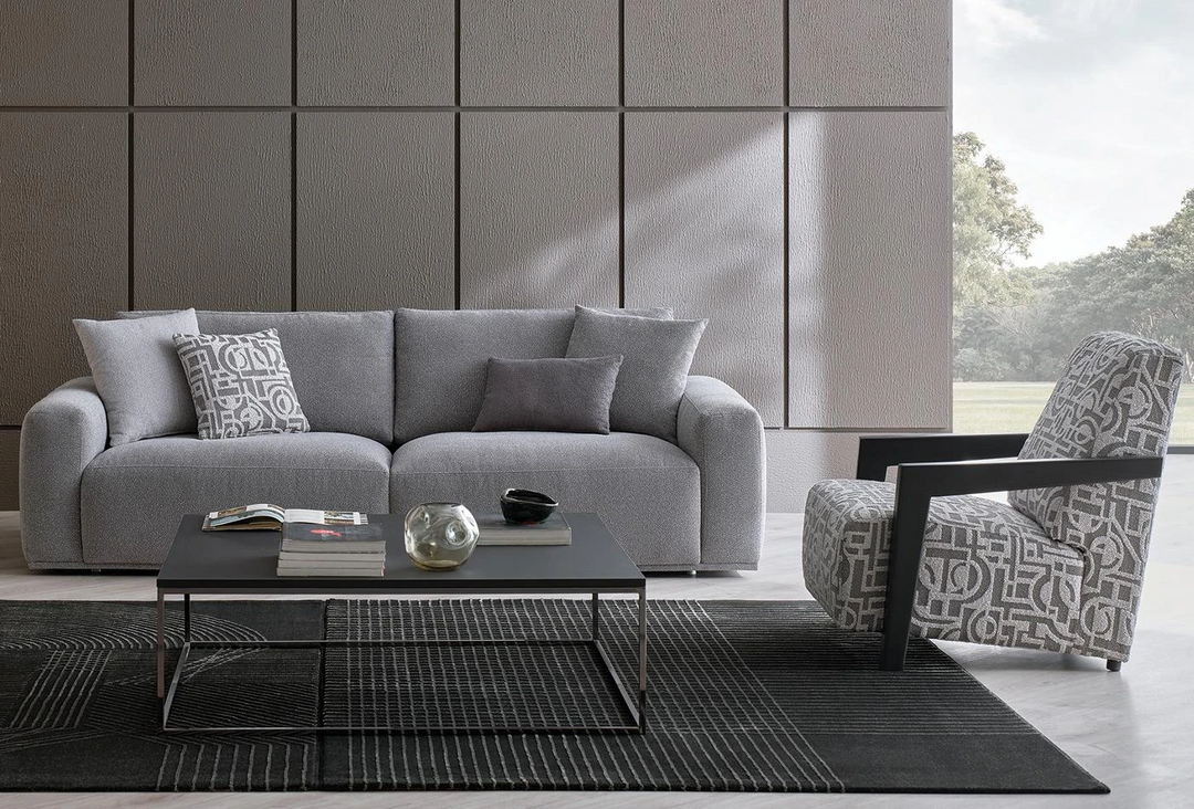 Light Grey Melbourne 3-Seater Sofa