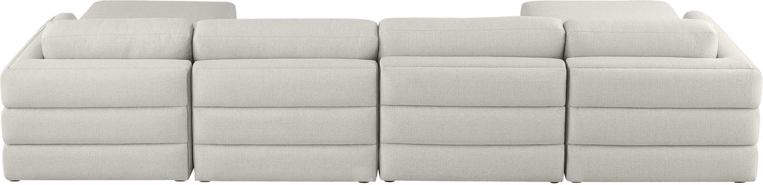 Beckham - Modular Sectional 6 Piece - Beige - Fabric - Modern & Contemporary