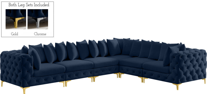 Tremblay - Modular Sectional 6 Piece - Navy - Fabric