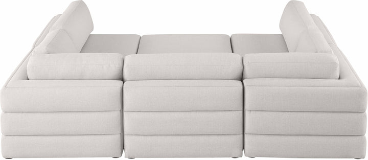 Beckham - Modular Sectional 6 Piece - Beige - Fabric