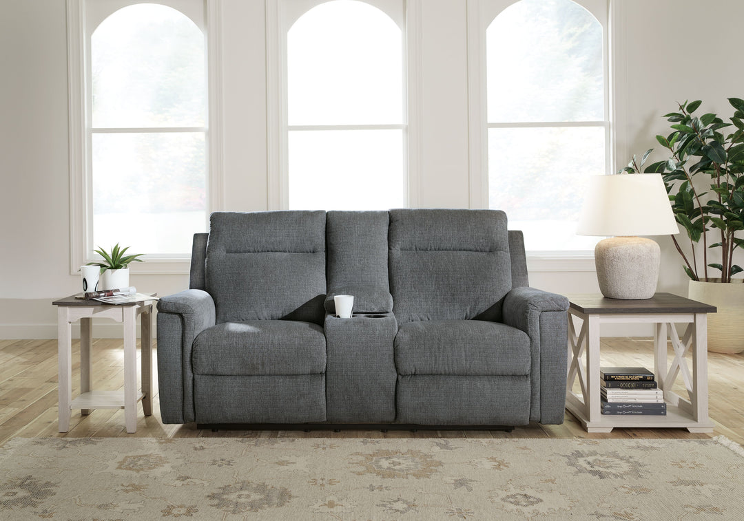 Barnsana - Dbl Power Reclining Loveseat With Console