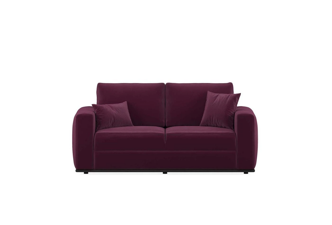 Carino 2-Seater Sofa Bed with Storage, Colt Feather (Burgundy)