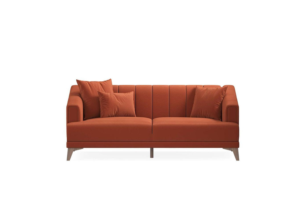 Orange Colt Feather Sona 2-Seater Sofa