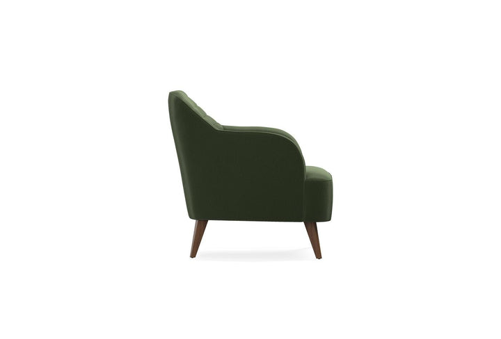 Dark Green Colt Feather Sona Armchair