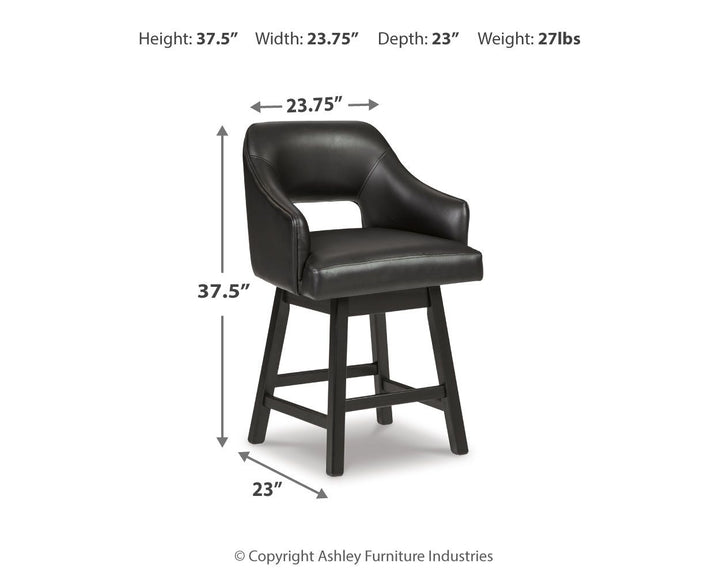 Tallenger - Upholstered Swivel Barstool (Set of 2)