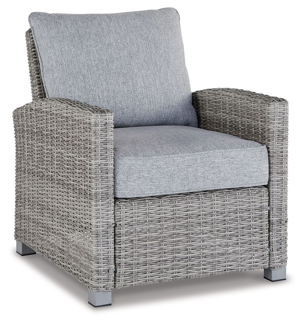 Naples Beach - Light Gray - Lounge Chair W/Cushion