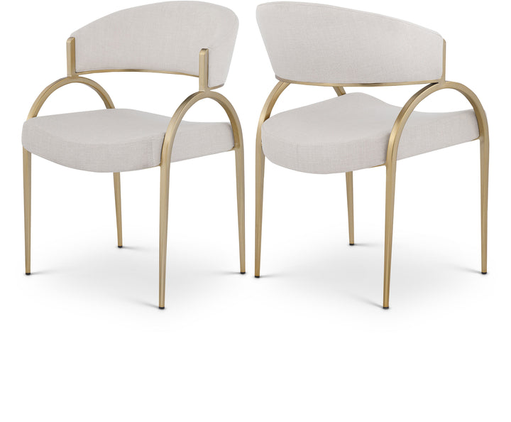 Privet - Dining Chair Set - Gold Base