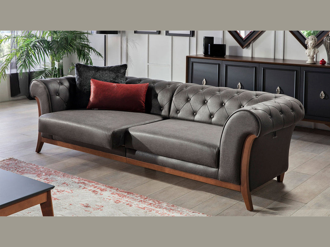 Alegro 96.5" Wide Tufted Sofa