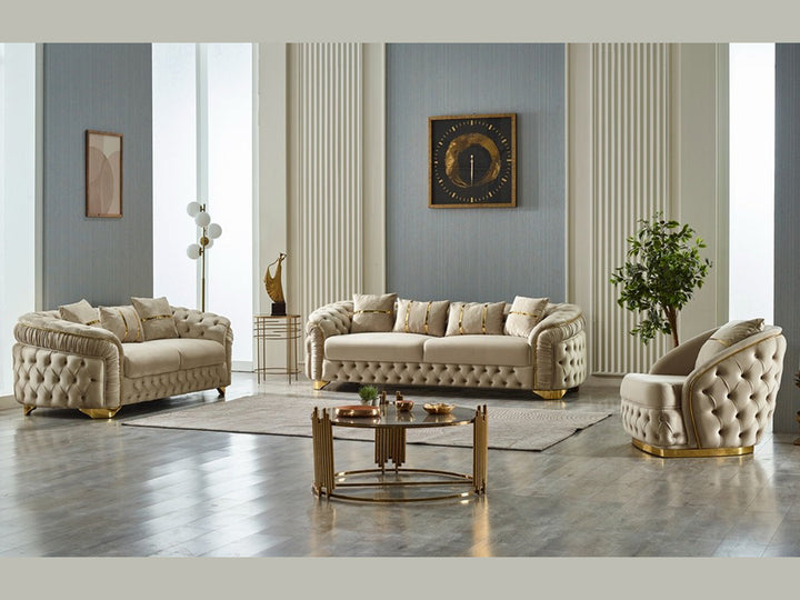 Arizona 92" Wide Tufted Sofa