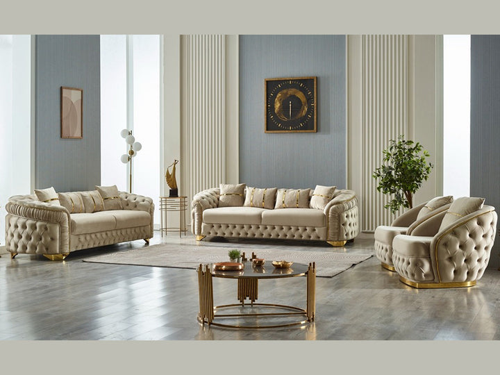 Arizona 92" Wide Tufted Sofa