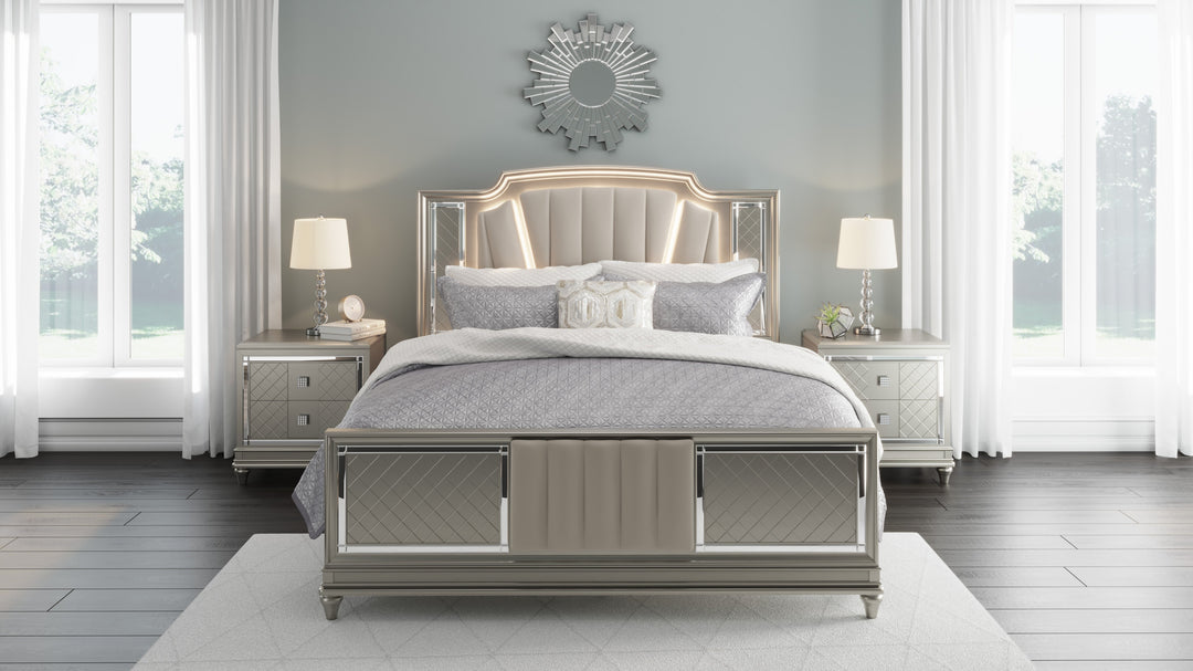 B-744 CHEVANNA BEDROOM SET 5 PCS QUEEN